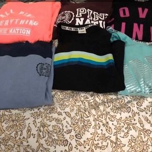 VS PINK Sweatshirt Bundle M 6 Pieces